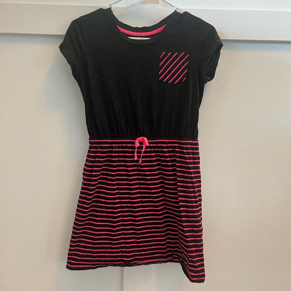 Circo Black and Pink Girls Dress